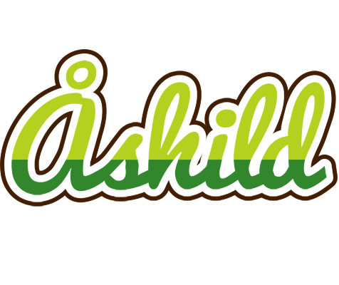 Åshild golfing logo