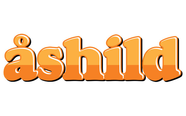 Åshild orange logo