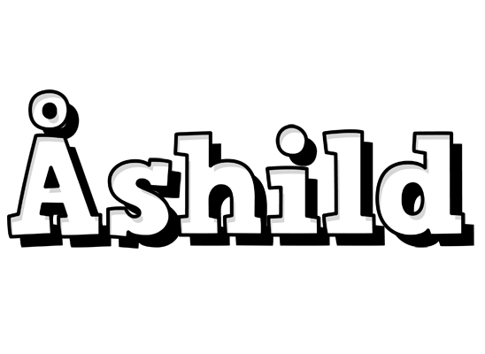 Åshild snowing logo