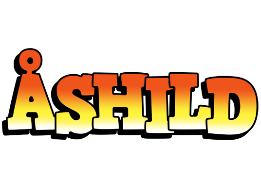 Åshild sunset logo