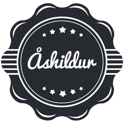 Åshildur badge logo
