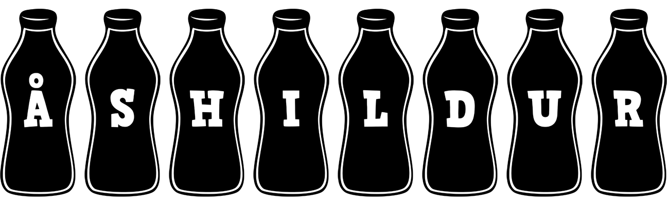 Åshildur bottle logo
