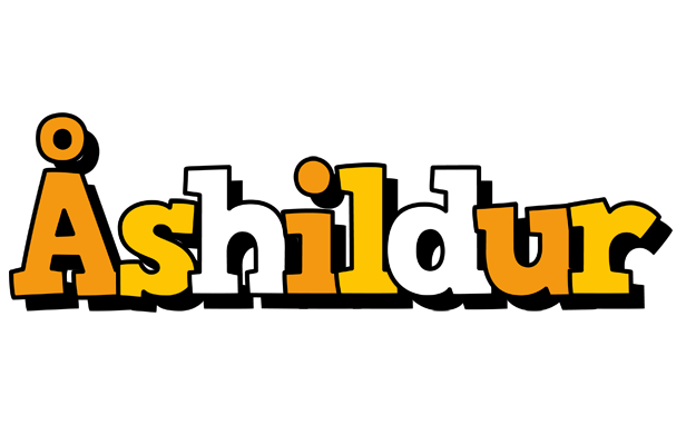 Åshildur cartoon logo