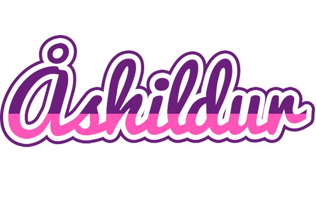 Åshildur cheerful logo