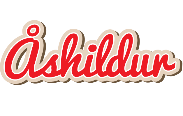 Åshildur chocolate logo