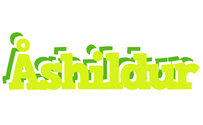 Åshildur citrus logo