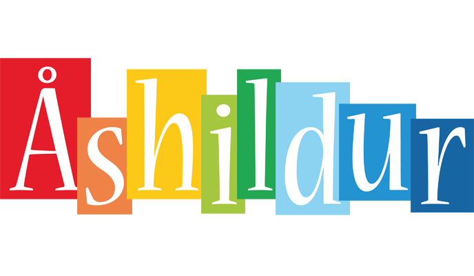Åshildur colors logo