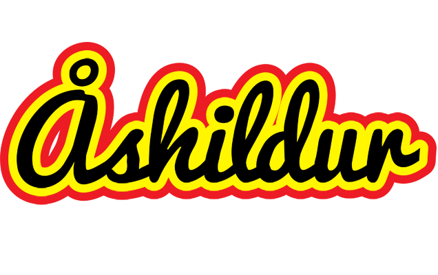 Åshildur flaming logo