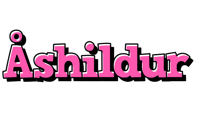 Åshildur girlish logo