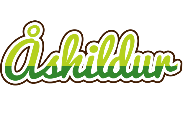 Åshildur golfing logo