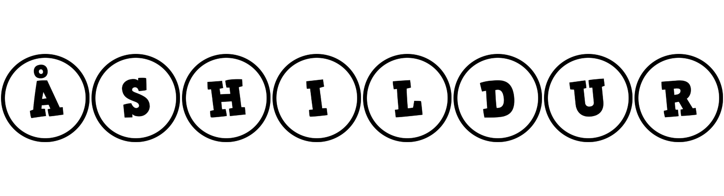 Åshildur handy logo