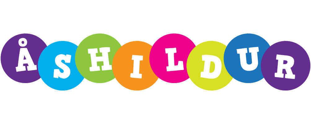 Åshildur happy logo
