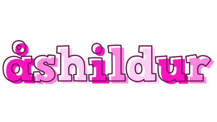 Åshildur hello logo