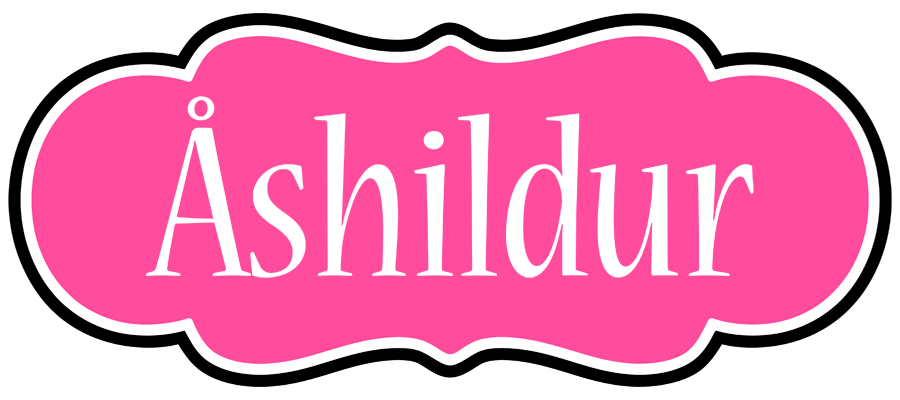 Åshildur invitation logo