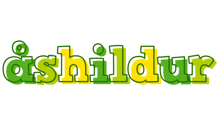 Åshildur juice logo