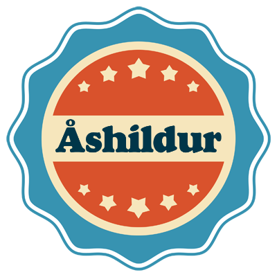 Åshildur labels logo