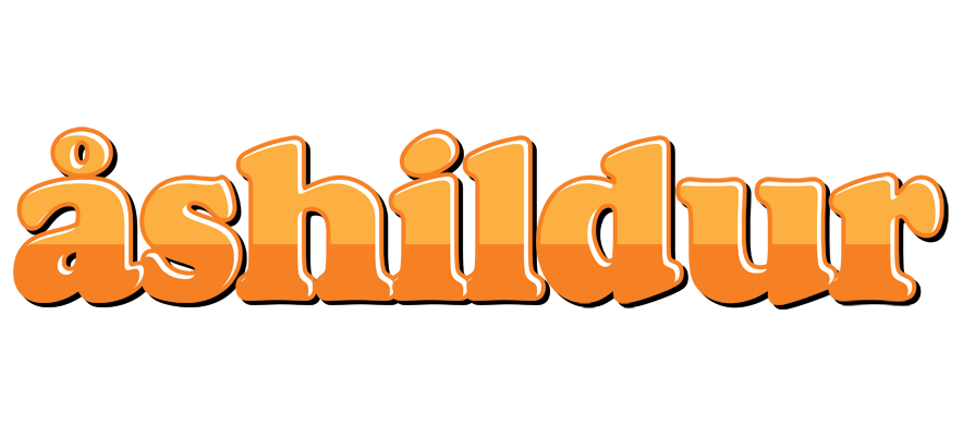 Åshildur orange logo