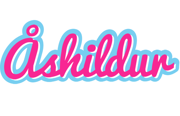 Åshildur popstar logo
