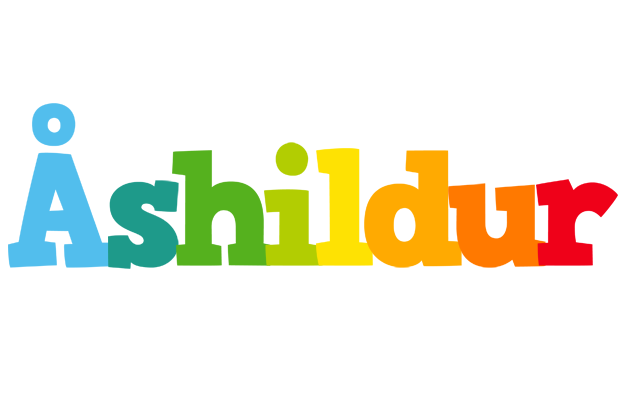 Åshildur rainbows logo