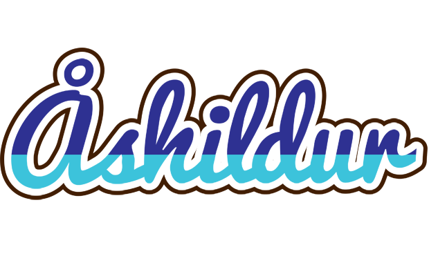 Åshildur raining logo