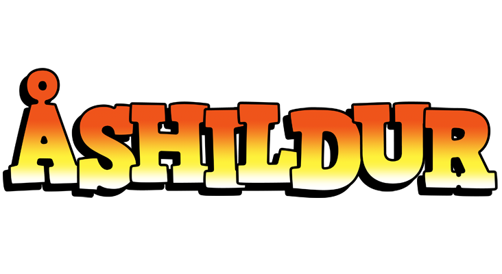 Åshildur sunset logo