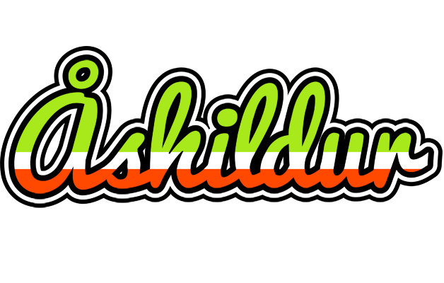 Åshildur superfun logo