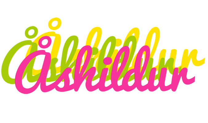 Åshildur sweets logo