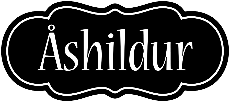 Åshildur welcome logo