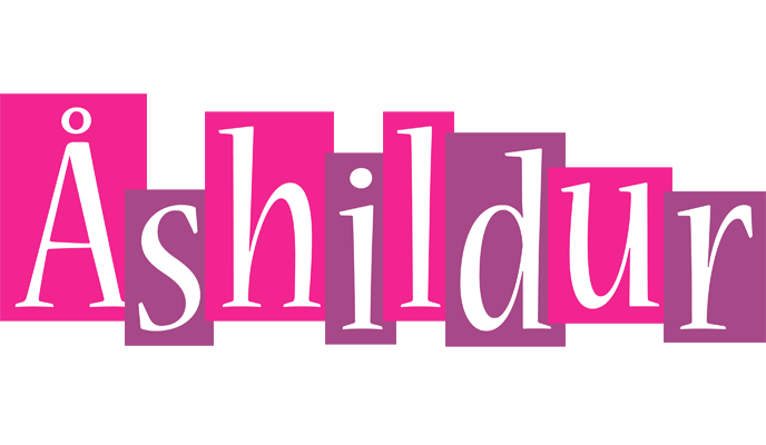 Åshildur whine logo