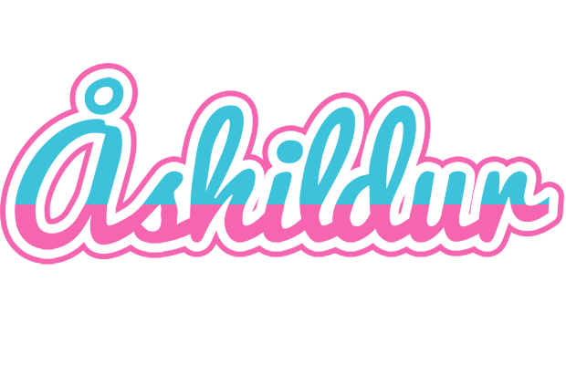 Åshildur woman logo
