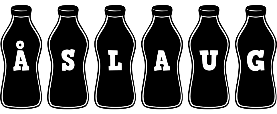 Åslaug bottle logo