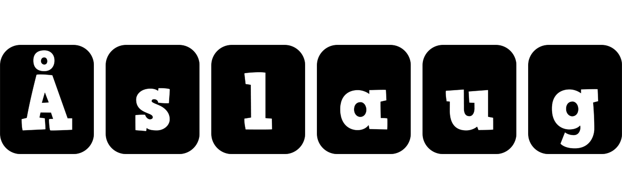 Åslaug box logo