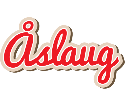 Åslaug chocolate logo