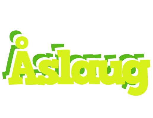 Åslaug citrus logo