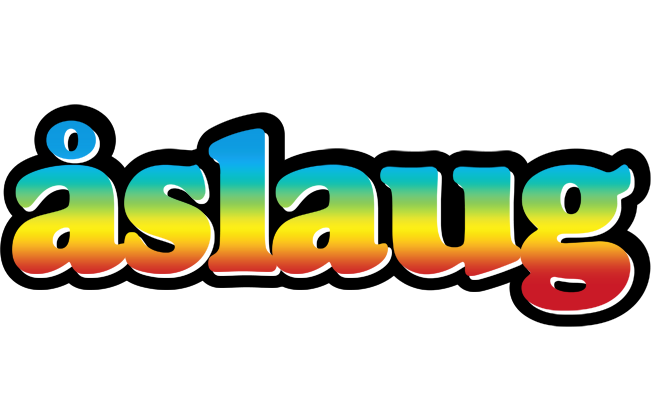 Åslaug color logo