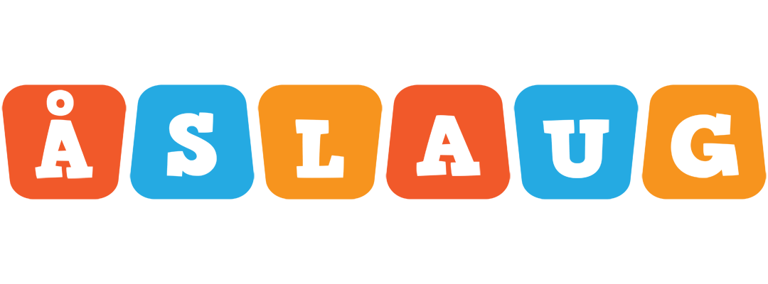 Åslaug comics logo