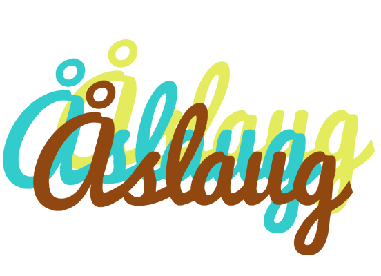 Åslaug cupcake logo