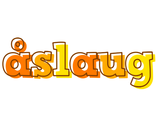 Åslaug desert logo