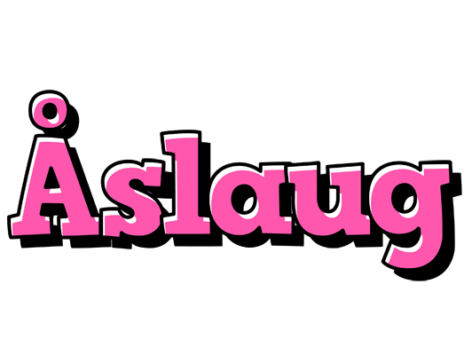 Åslaug girlish logo