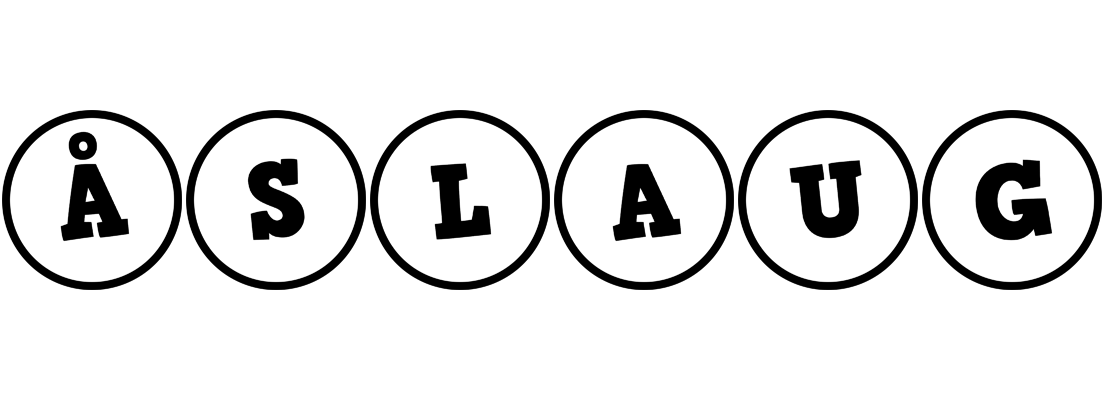 Åslaug handy logo