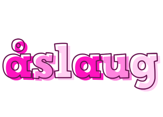 Åslaug hello logo