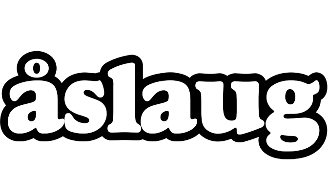 Åslaug panda logo