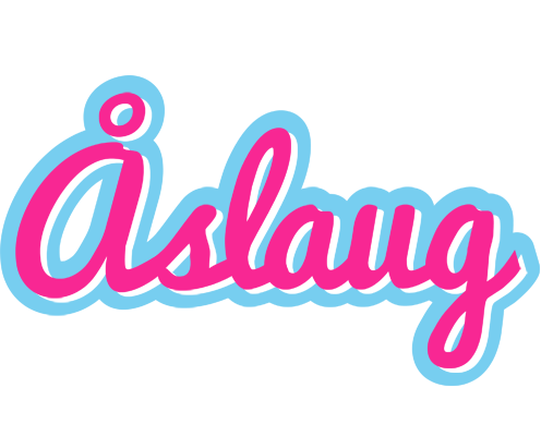 Åslaug popstar logo
