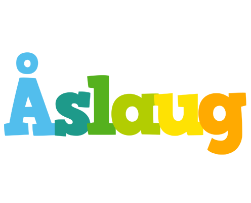 Åslaug rainbows logo