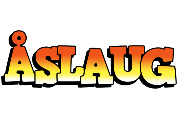 Åslaug sunset logo