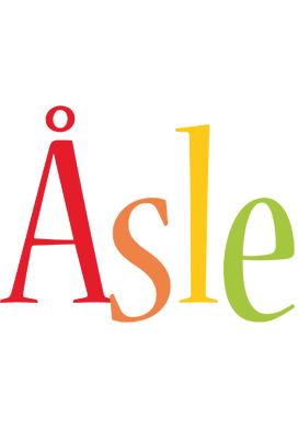 Åsle birthday logo