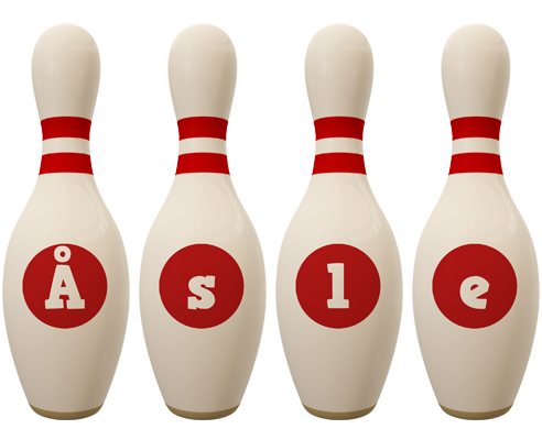 Åsle bowling-pin logo