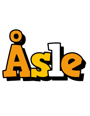 Åsle cartoon logo