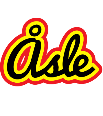 Åsle flaming logo