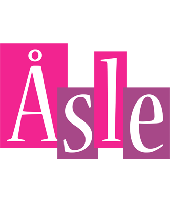 Åsle whine logo